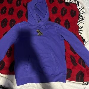 OVO Purple Hoodie with Owl Logo